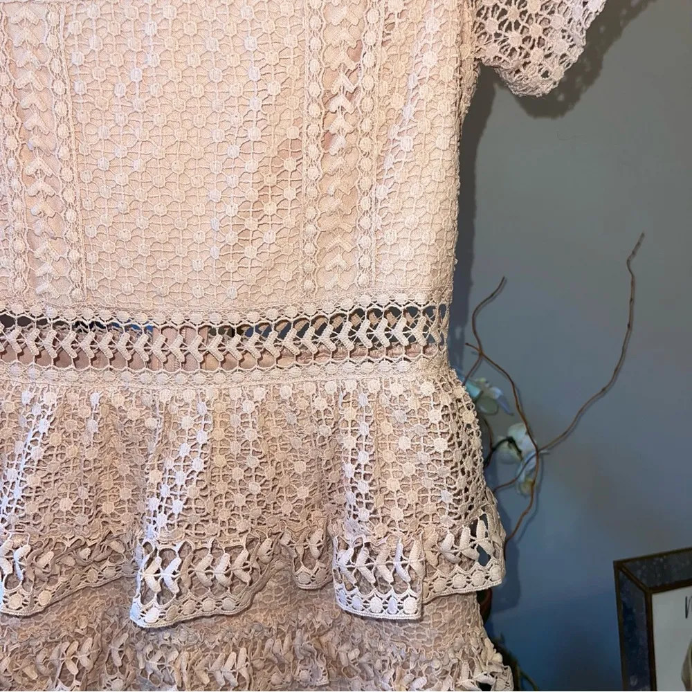 Aqua Blush Pink Cocktail Dress - Image 3