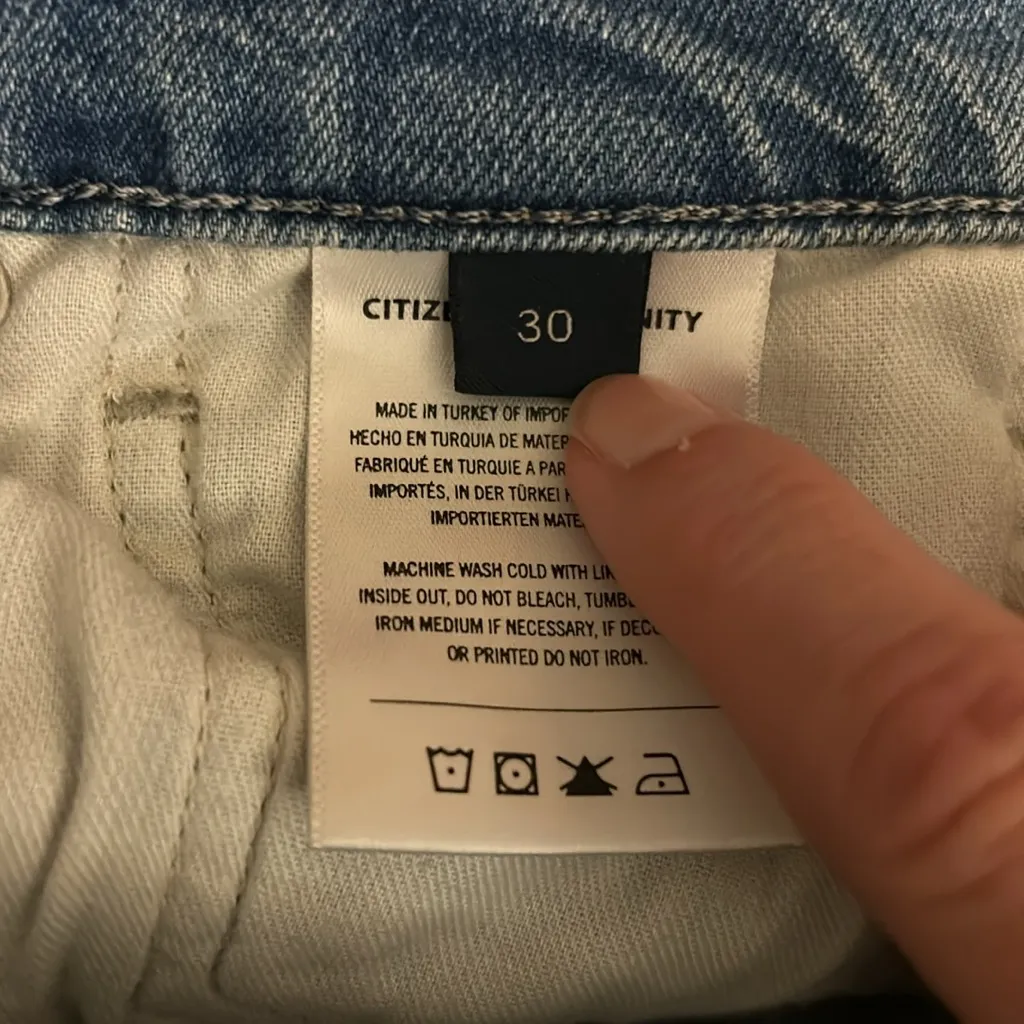 Citizens of Humanity Women’s Charlotte Crop‎ High Rise Jeans Size 30 - Image 12