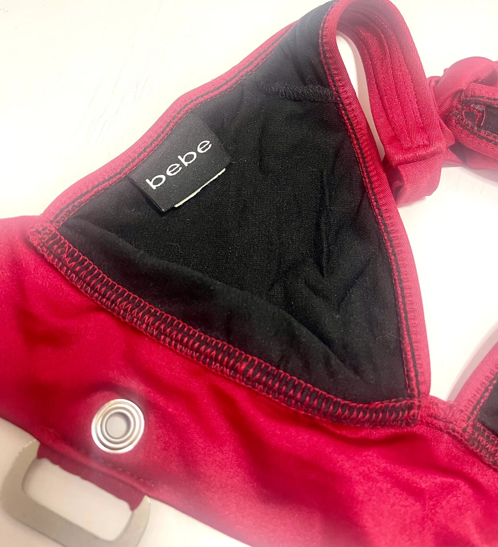 Bebe Two Piece Bikini Red - Image 6