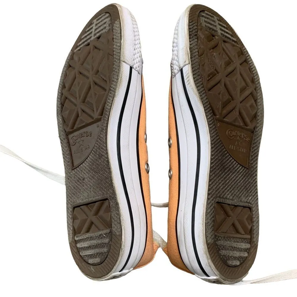 Converse Peach‎ Orange Chuck Taylor Sneakers - Size 5 - Image 9