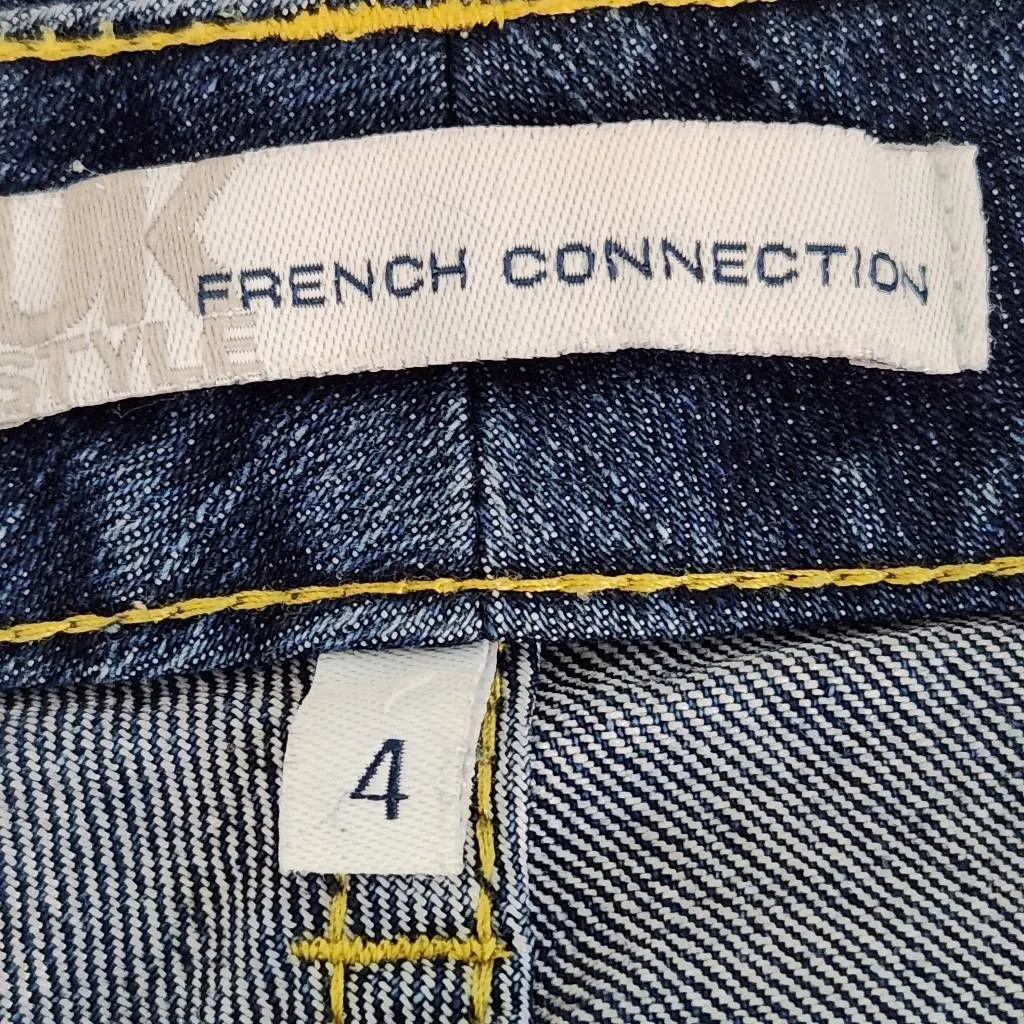 French Connection Straight Leg Slim Fit Jeans Size 4 Slim Leg Denim - Image 6