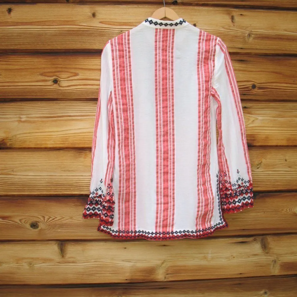 Tory Burch Embroidered Tunic Top - Image 8