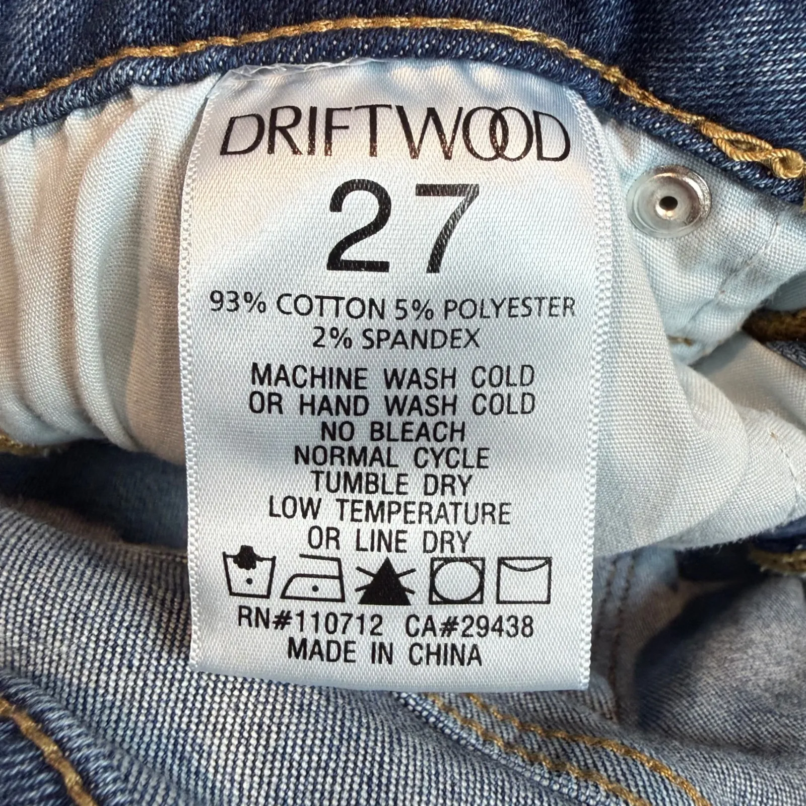 Driftwood Clara‎ Ankle Flare Jeans Embroidery Embellishment Size 27 - Image 8