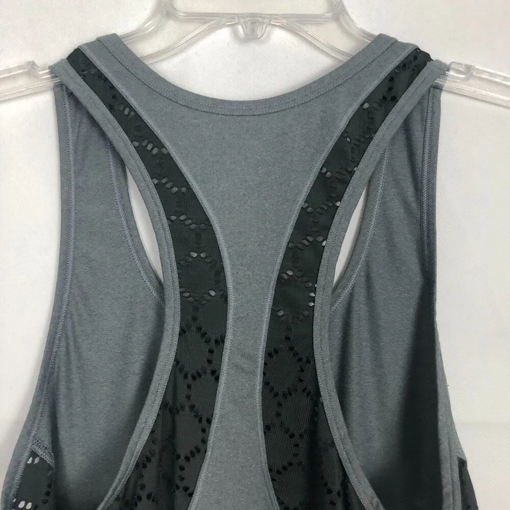 Athleta Eyelet Activewear Fitness Workout Yoga Gym Sportswear Training Tank XS - Image 8