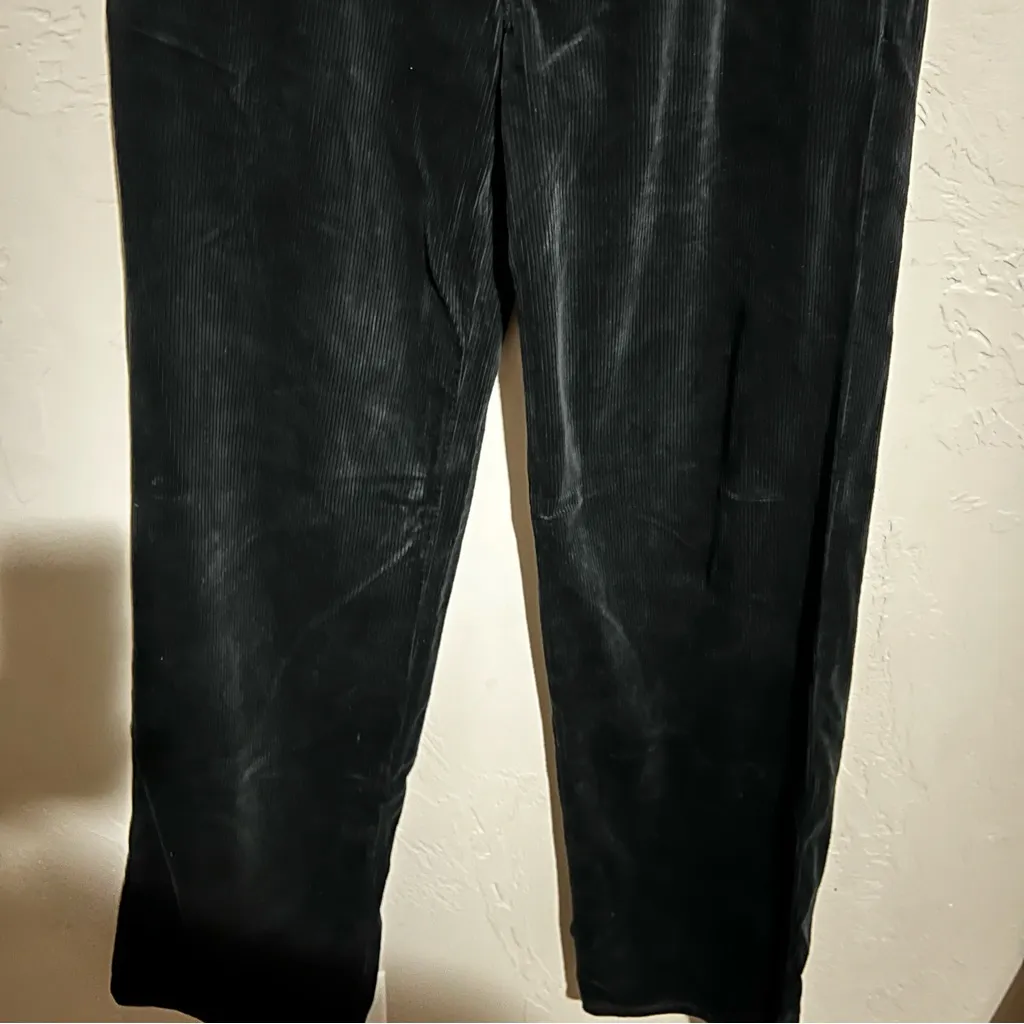 Black Pearl Corduroy Straight Pants - Image 7
