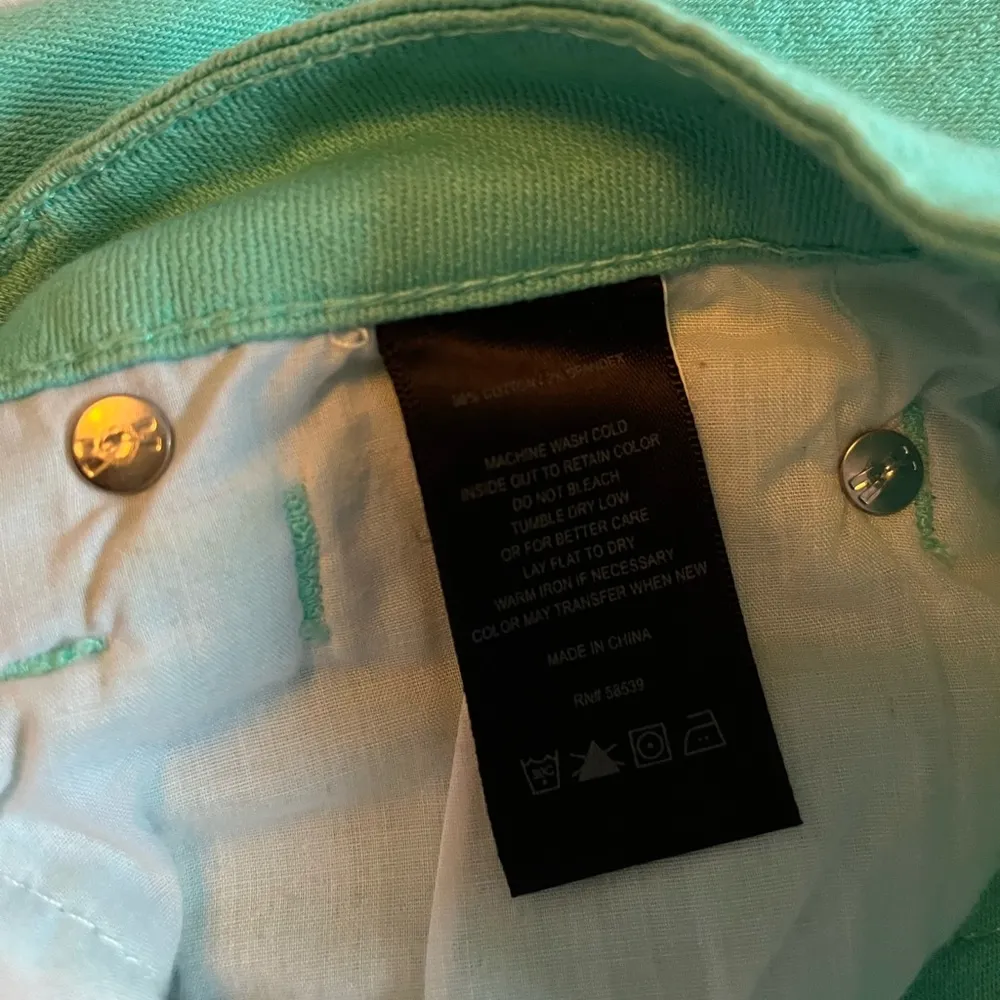 Kut from the Kloth turquoise jeans - Image 6