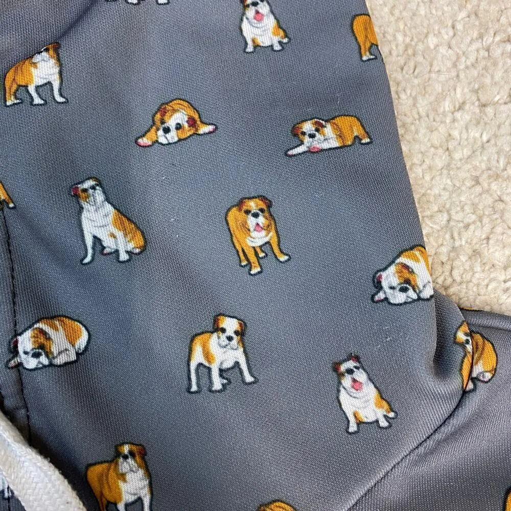 Unbranded Bulldog Graphic Hooded Pullover Sweatshirt Women's Size XXL Gray - Image 6