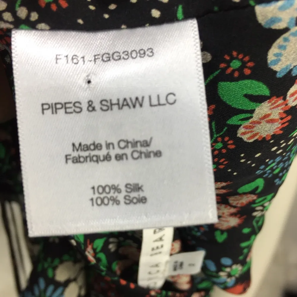 Veronica Beard 100% Silk Floral Skirt Size 2 - Image 5