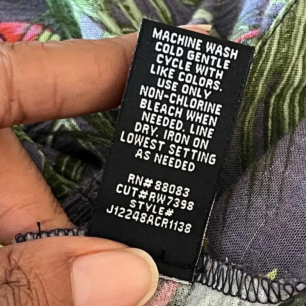 REWASH | Floral Tropical Print Wide Leg Pants Sz XS - Image 5