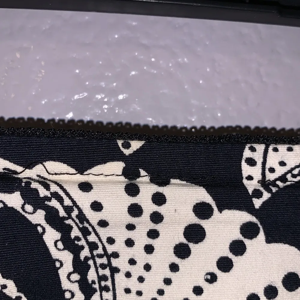 BP Nordstrom floral office midi pencil skirt black beige - Image 5