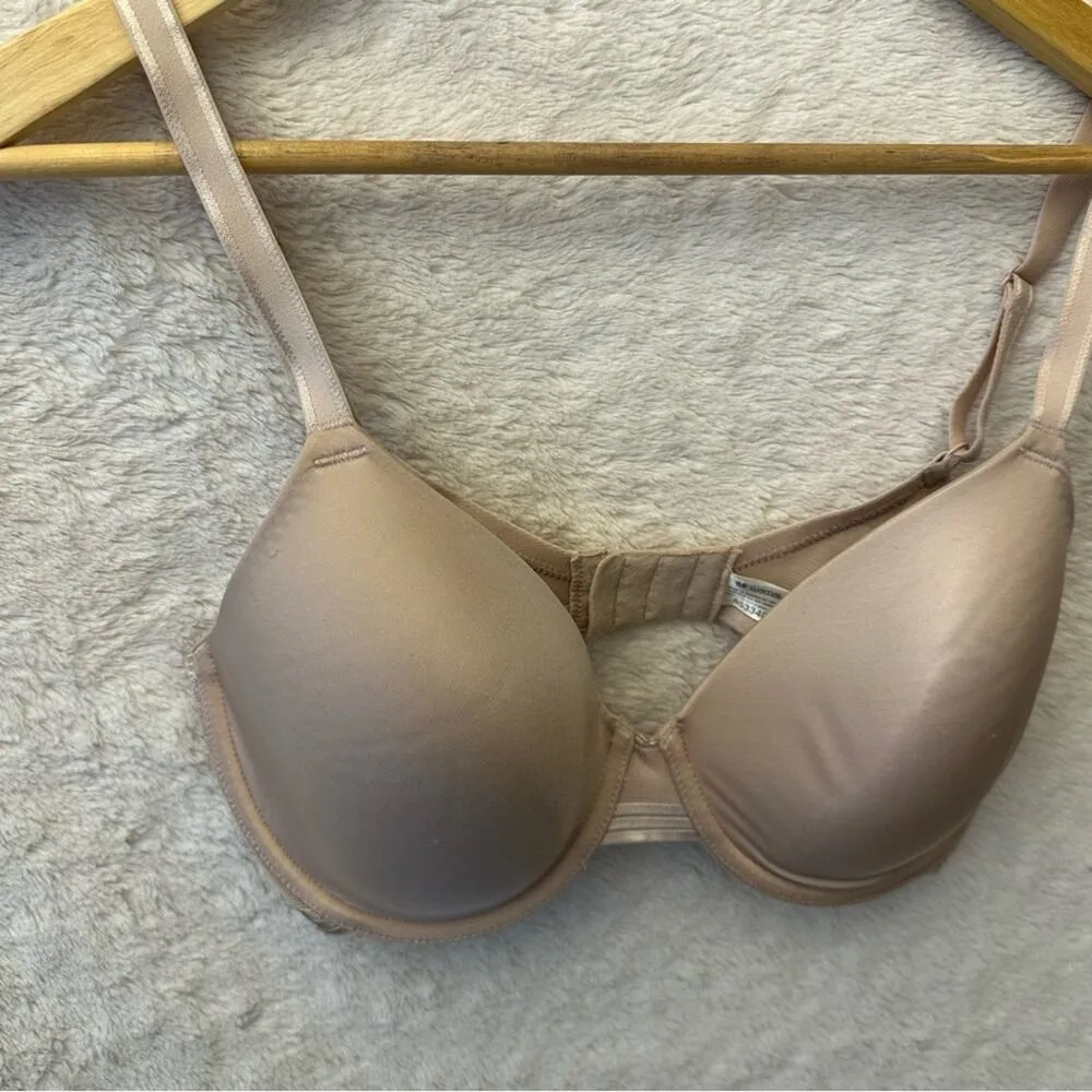 Wacoal Underwire T-Shirt Bra sz 32DD Beige Smooth Bra Wacoal 853340 - Image 6