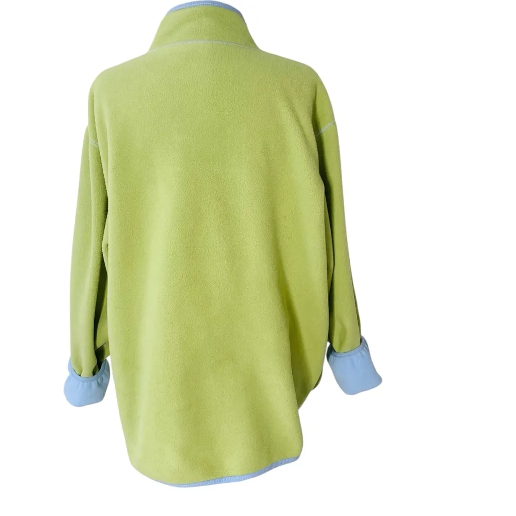 VINTAGE LANDS' END Reversible Fleece Jacket - Image 10