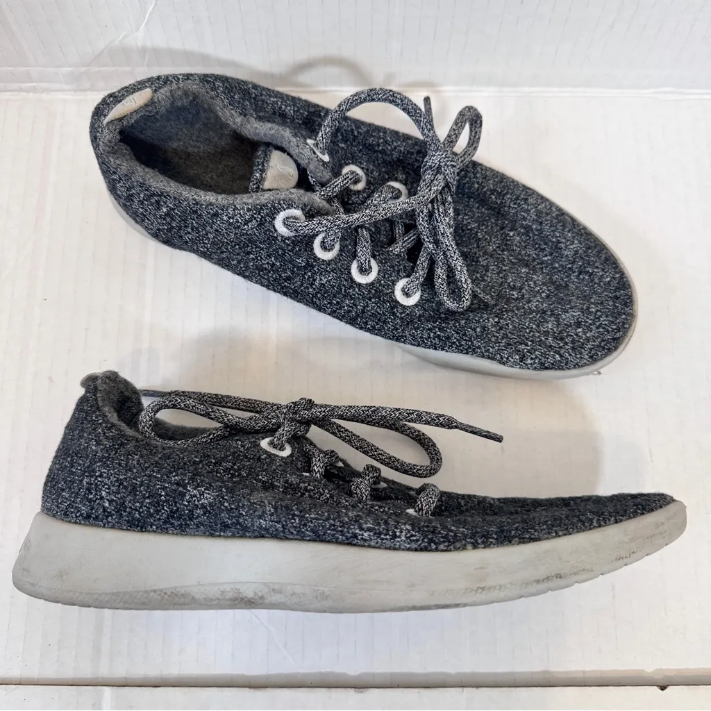Allbirds Grey Wool Runners Sneakers Womens 9 Running Shoes Casual Comfort - Image 10