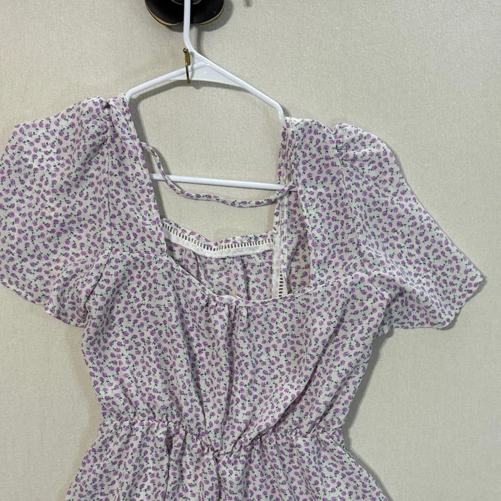 Sienna Sky Lavender Patterned Mini Dress - Image 3