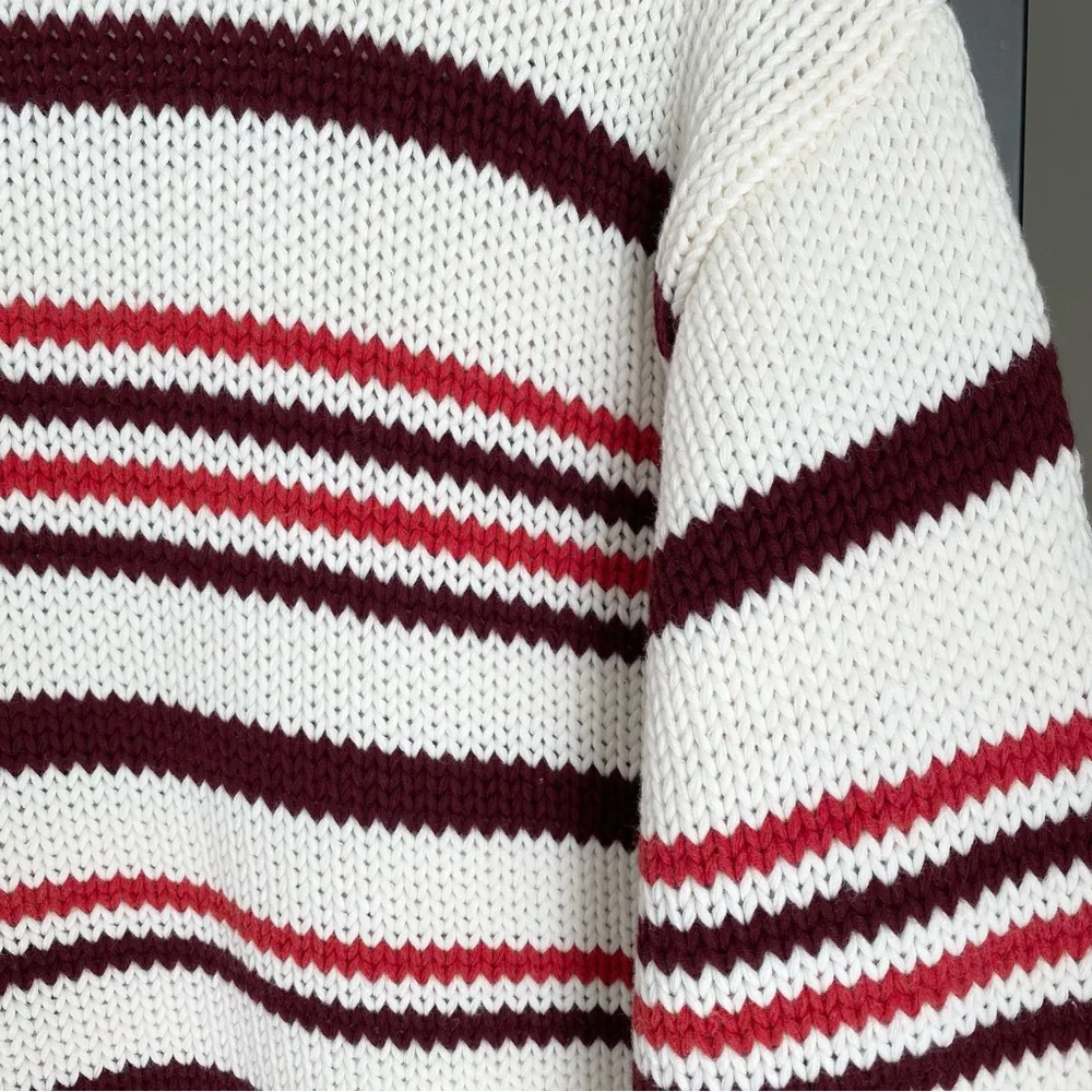 Madewell Cotton Striped Turtleneck Sweater *Flawed* - Image 5