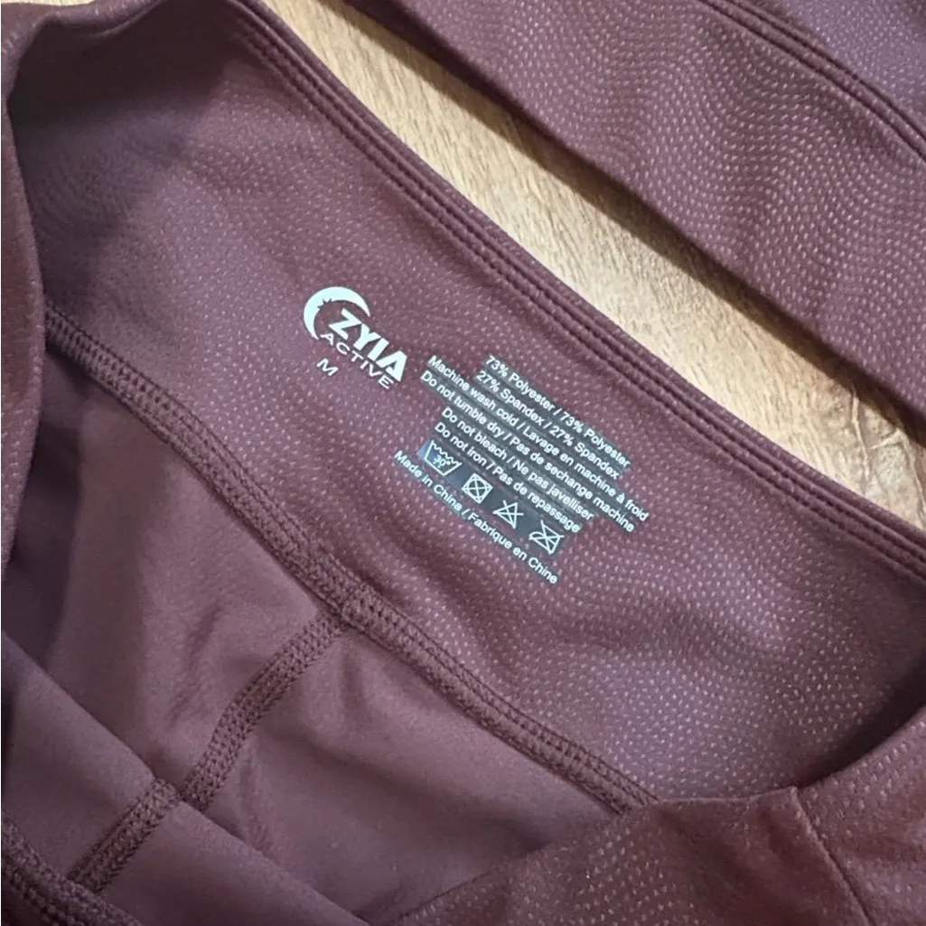 Zyia  Chocolate Brown Activewear Set - Image 2