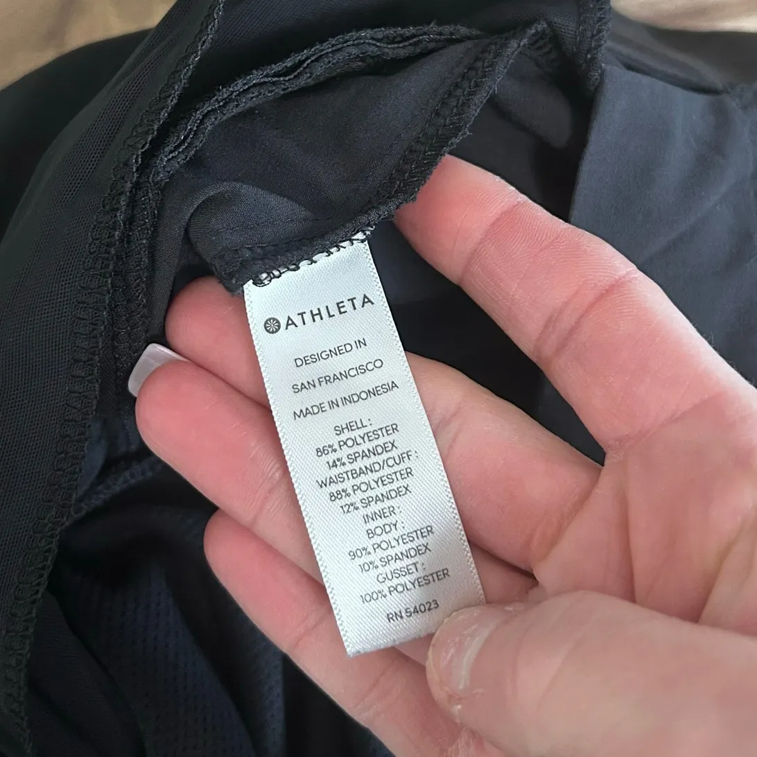 Athleta Black Soho Skort Skirt Sz 2 - Image 4