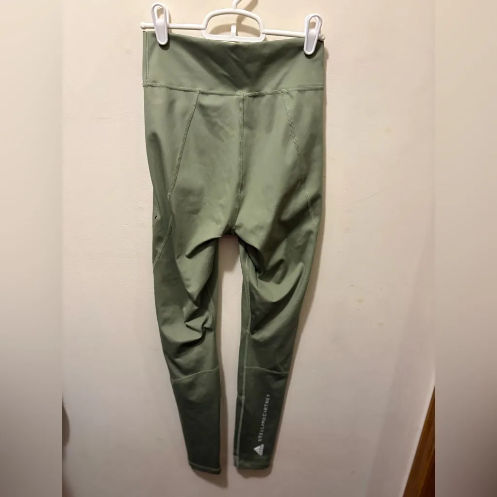 Adidas by Stella McCartney true purpose training leggings size small Green - Image 14