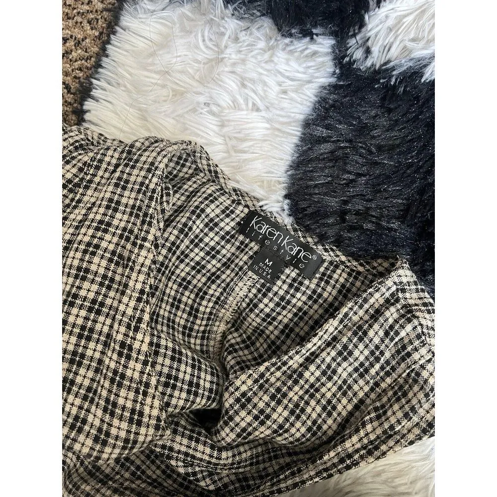 Karen Kane Vintage Plaid Two Piece Set, 90s Grunge, Y2K, Whimsigoth, Witchy, Retro - Image 6