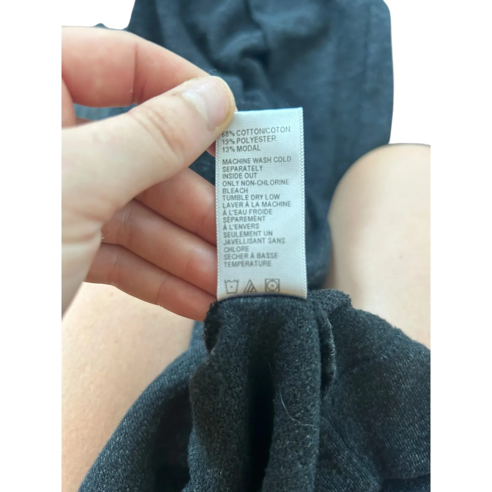 James Perse Standard Crew Neck Long Sleeve Sweatshirt Heather Gray Size Small - Image 5