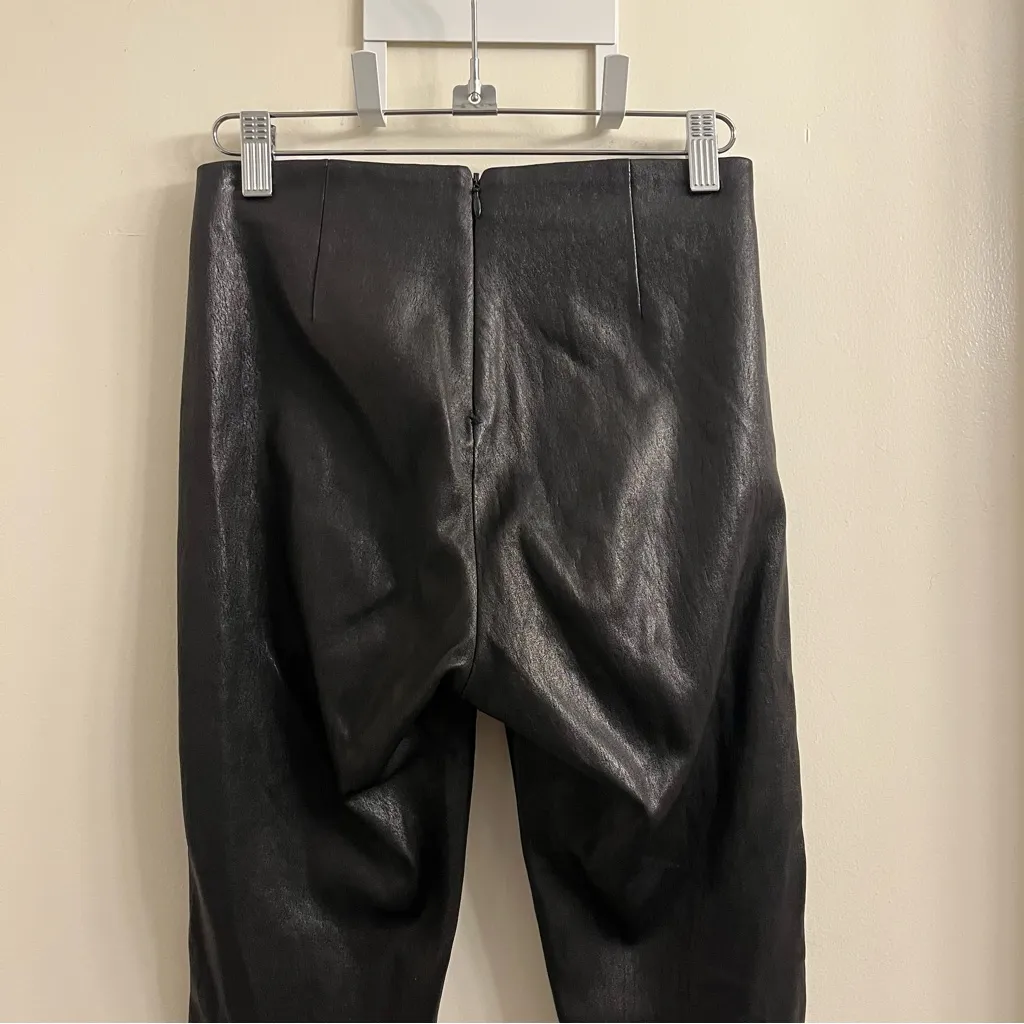 NWT Rag & Bone Simone Leather Pant in Black Size 0 - Image 8