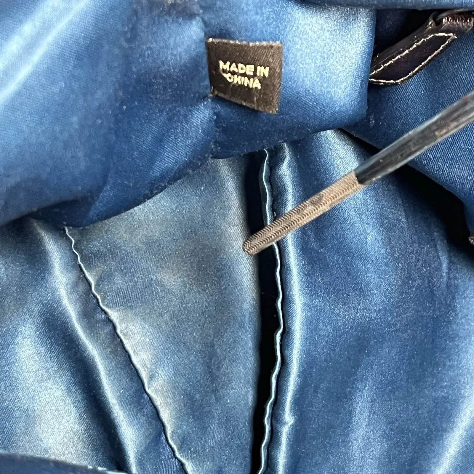 Coach Madison Sophia 18816 Gunmetal Metallic Leather Satchel Handbag Purse GUC - Image 15