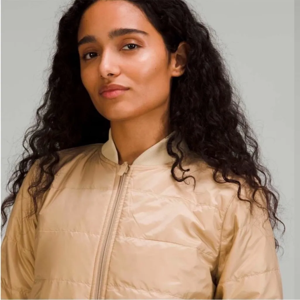 Lululemon Non-Stop Bomber Jacket Trench Size 10 - Image 2