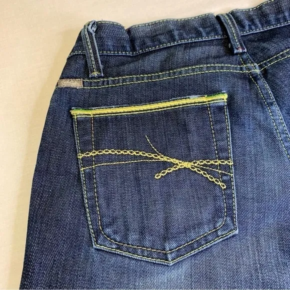 CRUEL GIRL Allison Low & Lean Juniors Dark Wash Bootcut Denim Low Rise Jean 3L # - Image 6