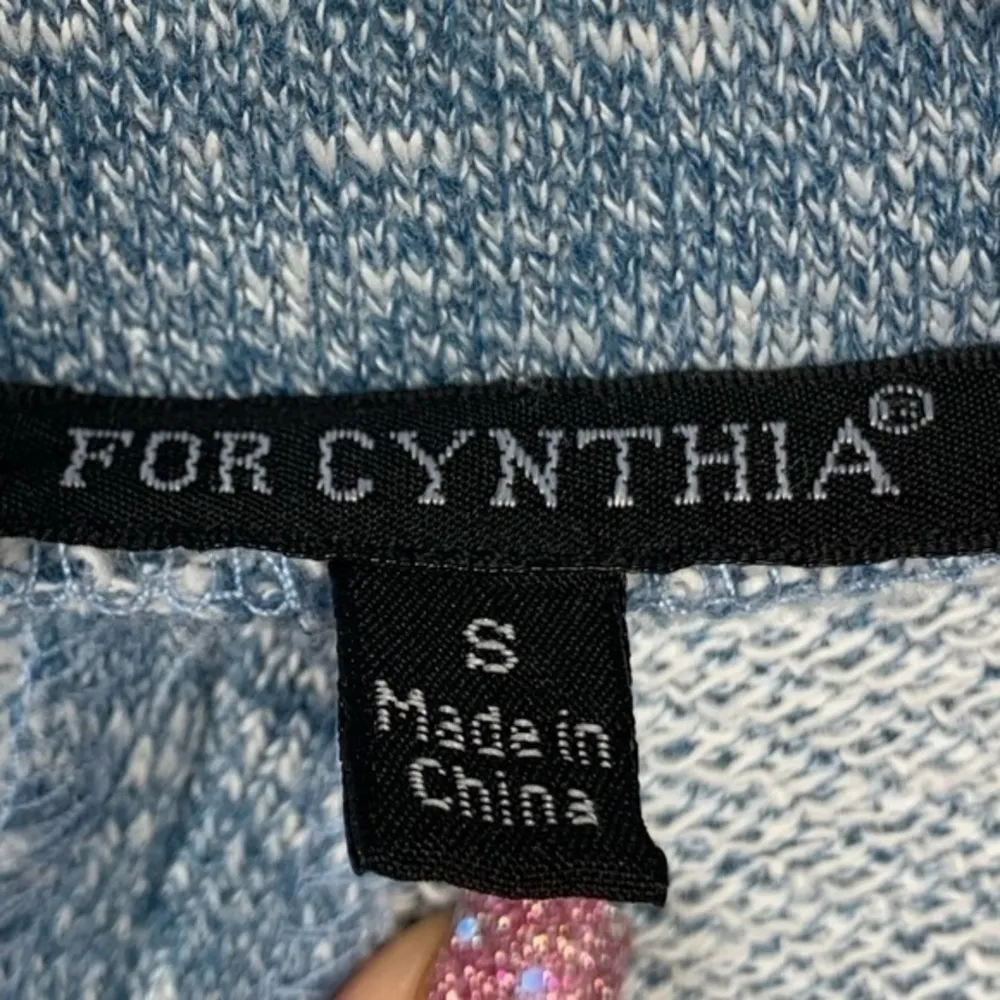 For Cynthia Blue Zip Up Collared Sleeveless Knit Vest Casual Layer Cozy Top S - Image 7