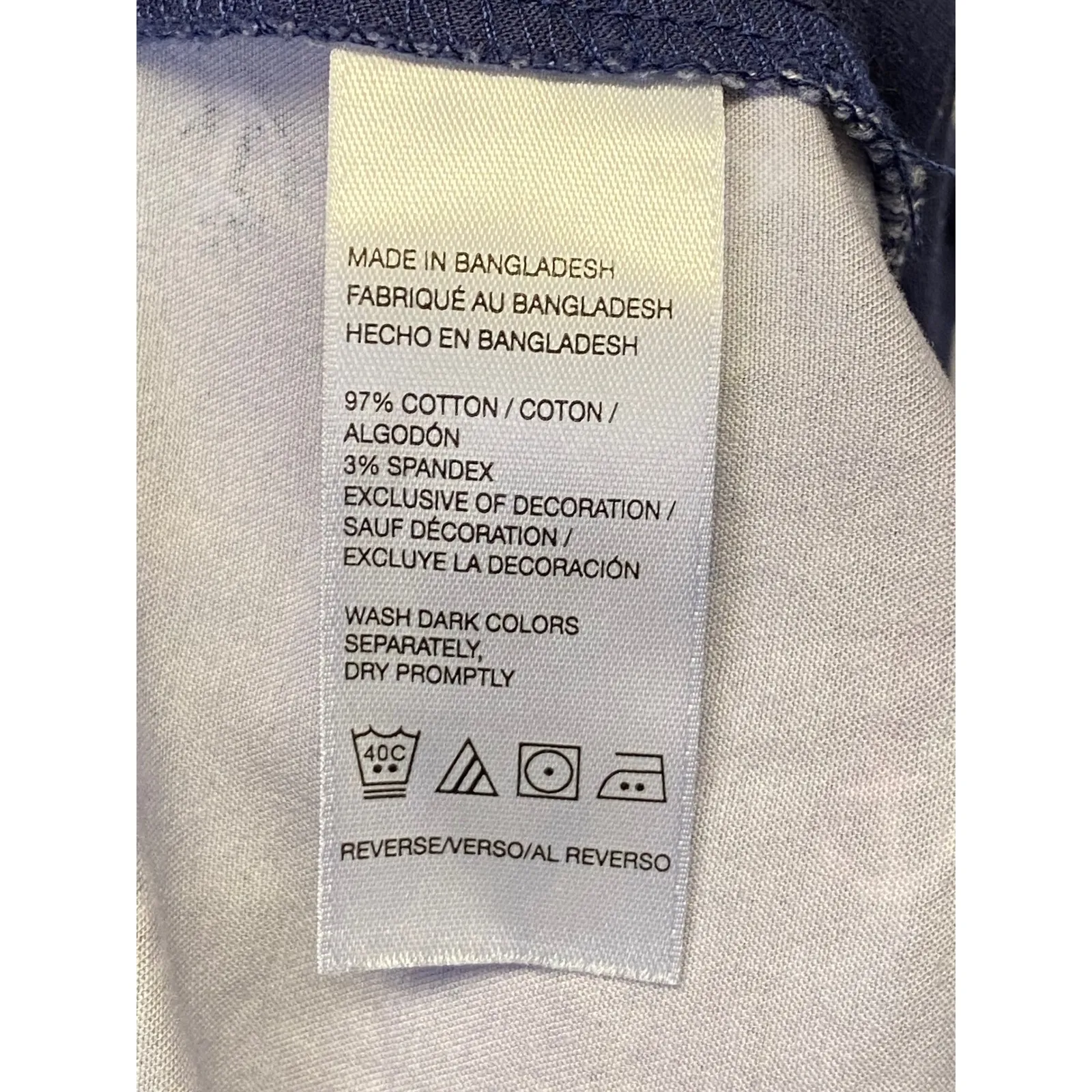 IZOD Navy Anchor Print Shorts Nautical Coastal Preppy Summer Women's 12 - Image 6