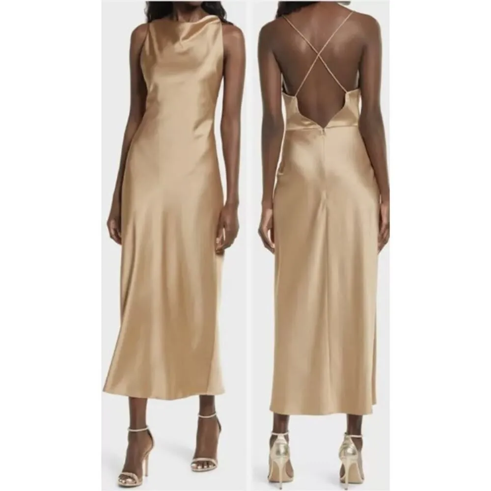 Significant Other Deidra Dress in Dark Gold NWT US Sz. 8 - Image 2