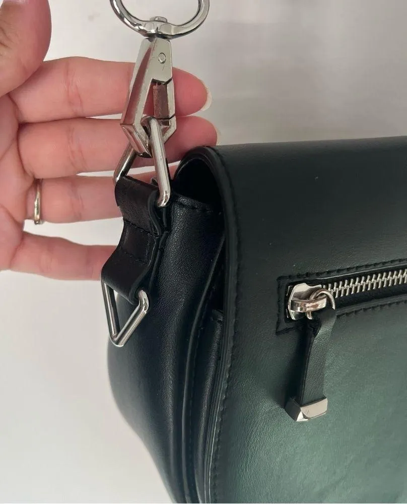 Rebecca Minkoff Astor saddle bag crossbody leather black - Image 6