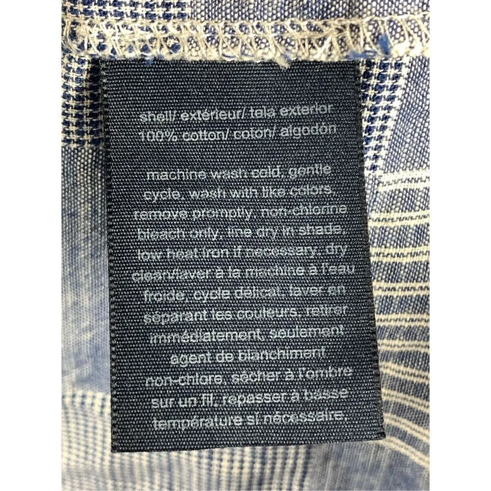 Tommy Hilfiger Women's Denim Sleeveless Button-Up Shirt Dress Blue Size 10 - Image 4