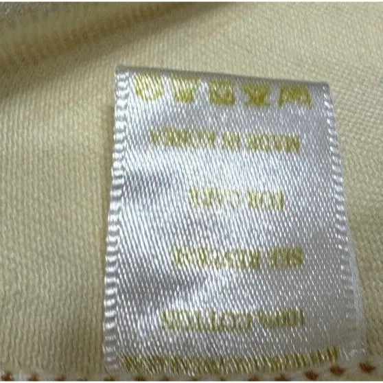 VTG Privacy Wear‎ women's M Cream Embroidered Denim jacket W Orange Brown Accent Yellow Size M - Image 6