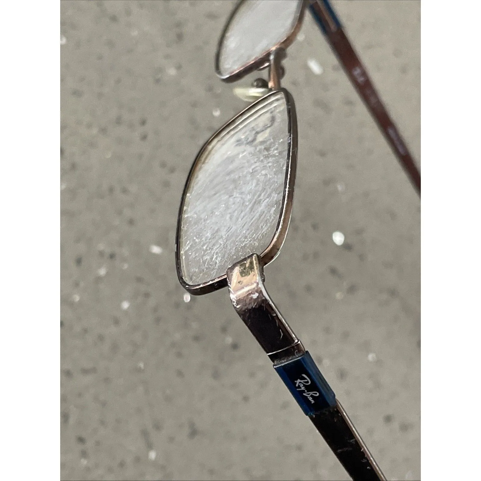 Ray-Ban RB6076 2511 Eyeglasses Gray Rectangular Full Rim Frames ONLY 49-19-135 - Image 7