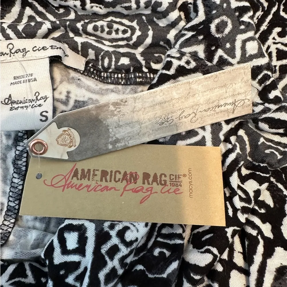 NWT  Black & White “Sydney” Boho Tribal Print Maxi Skirt Size Small - Image 6