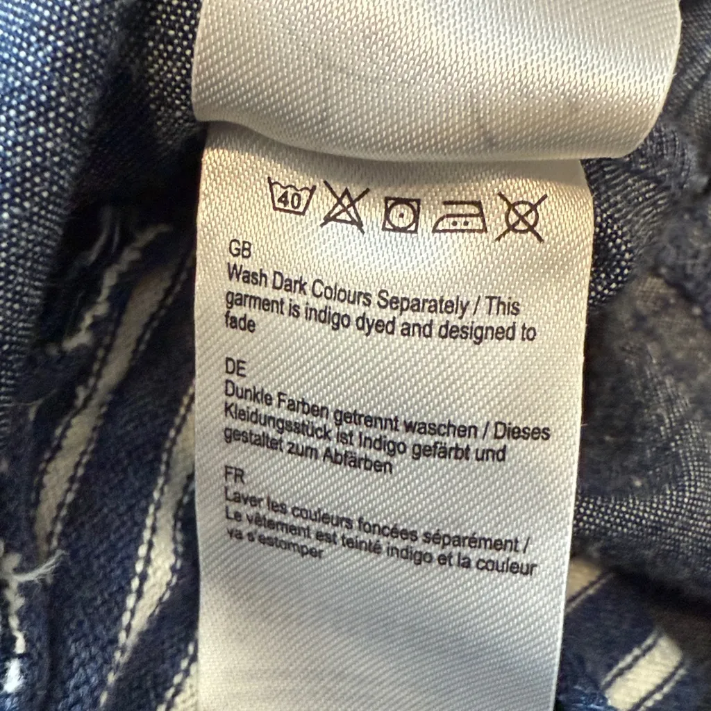 Joules blue striped pullover sz 8 - Image 4