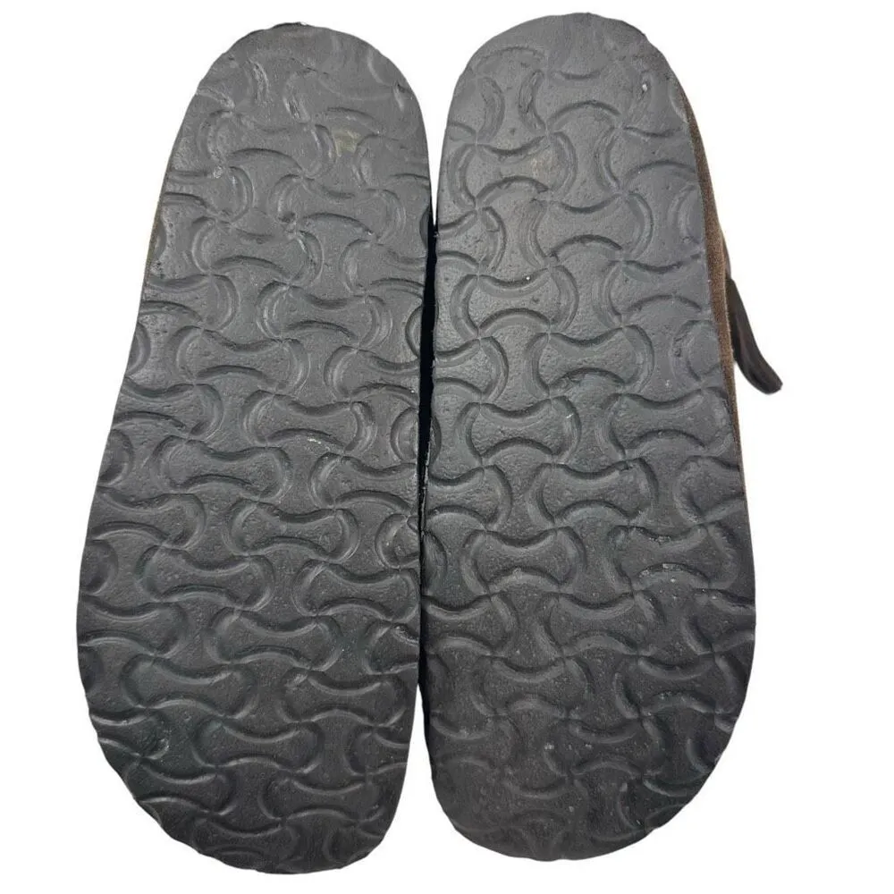 Vintage Sherpa Lined Suede Moccasin Winter Boots Women’s Size 6.5/7 Brown - Image 8