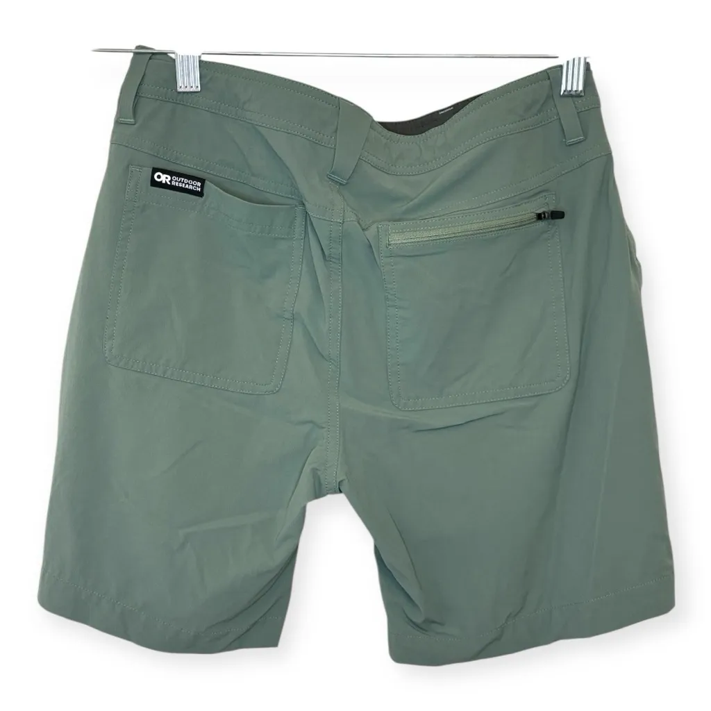 Outdoor Research Green Hiking Shorts 6 Women’s Trail Quick Dry Stretch Gorpcore - Image 2