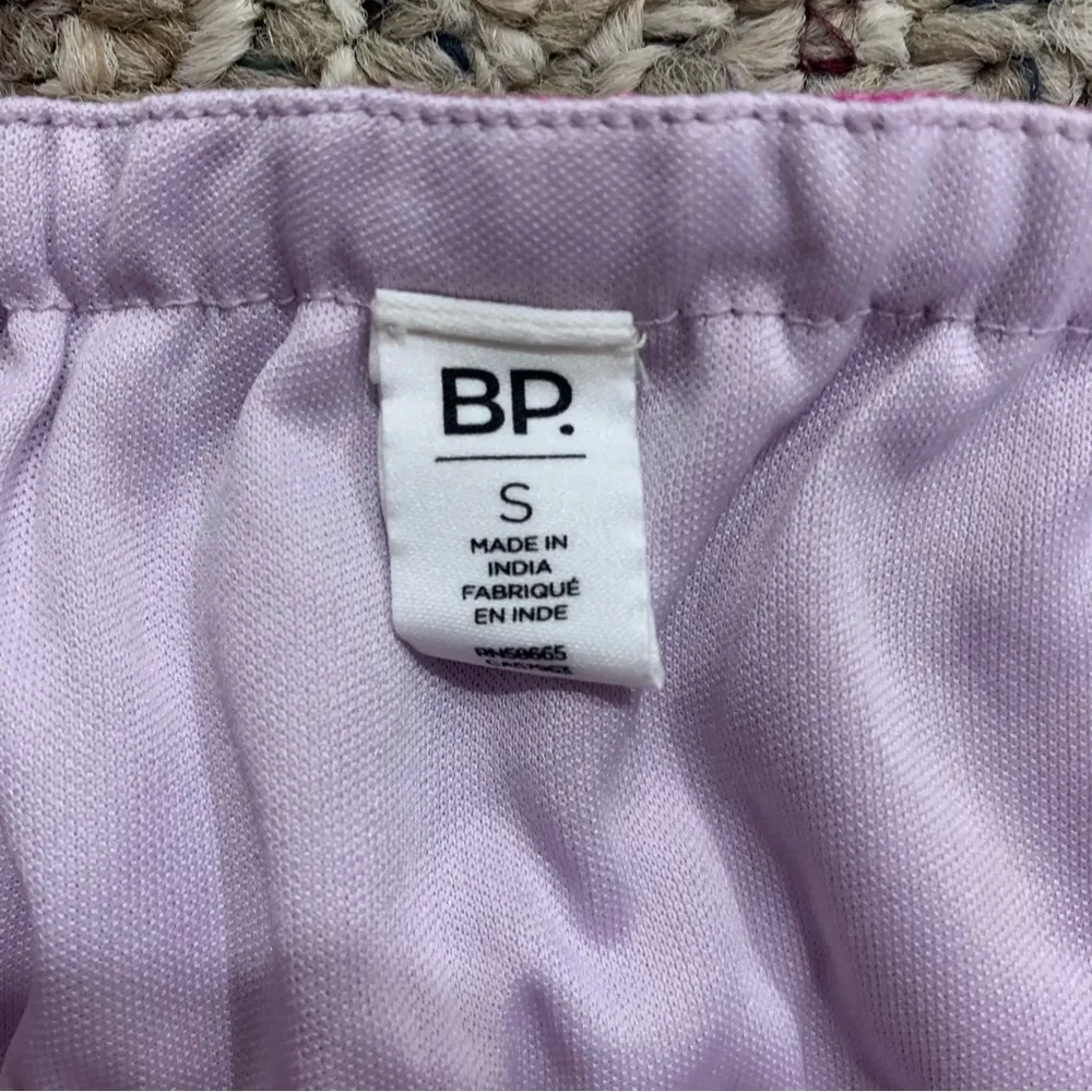 BP Halter Midi Dress Purple Pink Diagonal Ombre Stripe - Size Small - Image 8