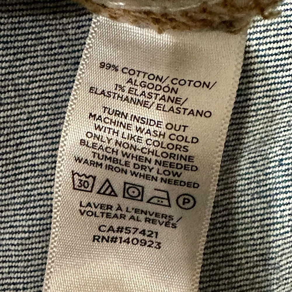 Loft  high rise boyfriend baggy mom jeans size 12/31 distressed - Image 10