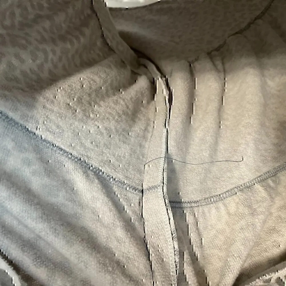 AMERICAN EAGLE Gray Leopard Cheetah Cutout Long Sleeve Babydoll Fit Flare Dress - Image 9