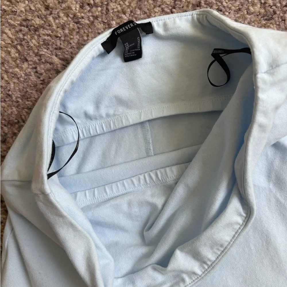 Forever 21 Light Blue Strapless Dress - Image 6