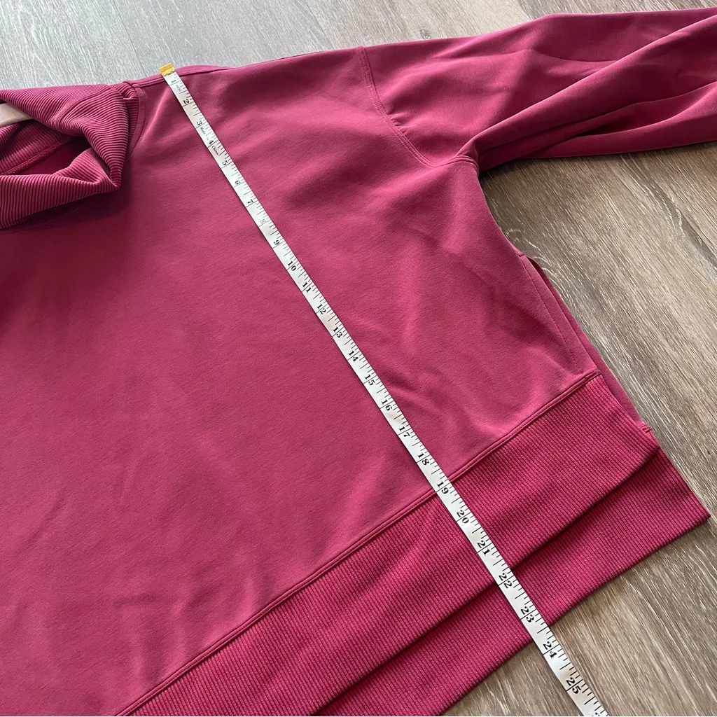 Lululemon softstreme pullover turtleneck in pomegranate‎ - Image 3