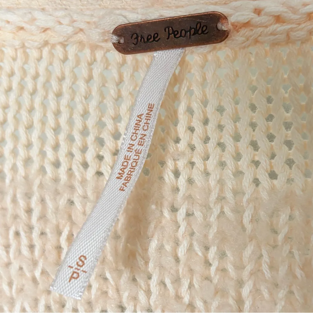 Free people, snow drop ivory cardigan - Image 5