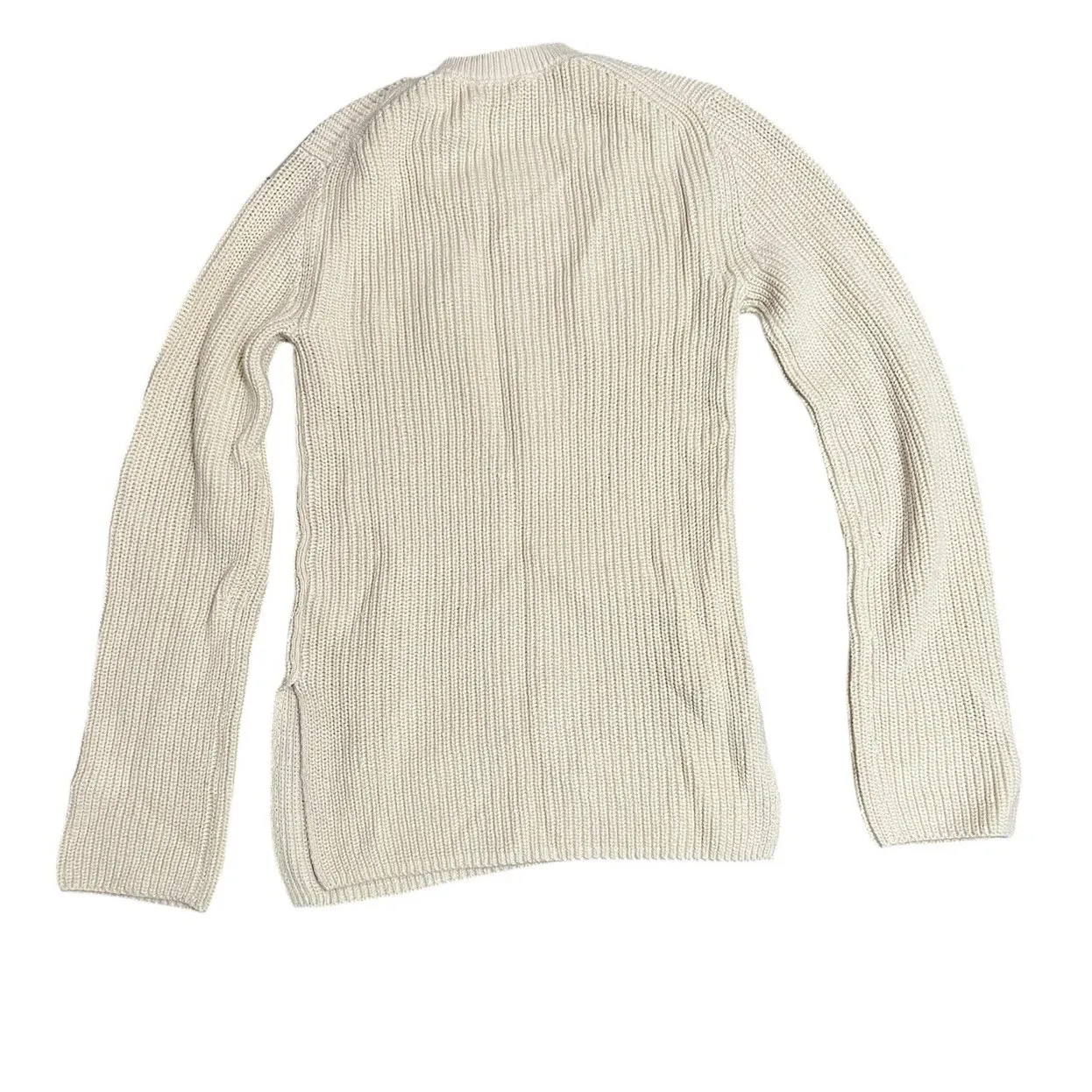 Everlane The Cotton‎ Rib Crew Sweater  Women's Xsmall Ivory Organic Cotton Knit - Image 2