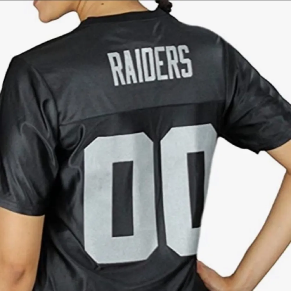 Las Vegas Raiders NFL Women’s Team Dazzle Jersey Size Small NWT - Image 3