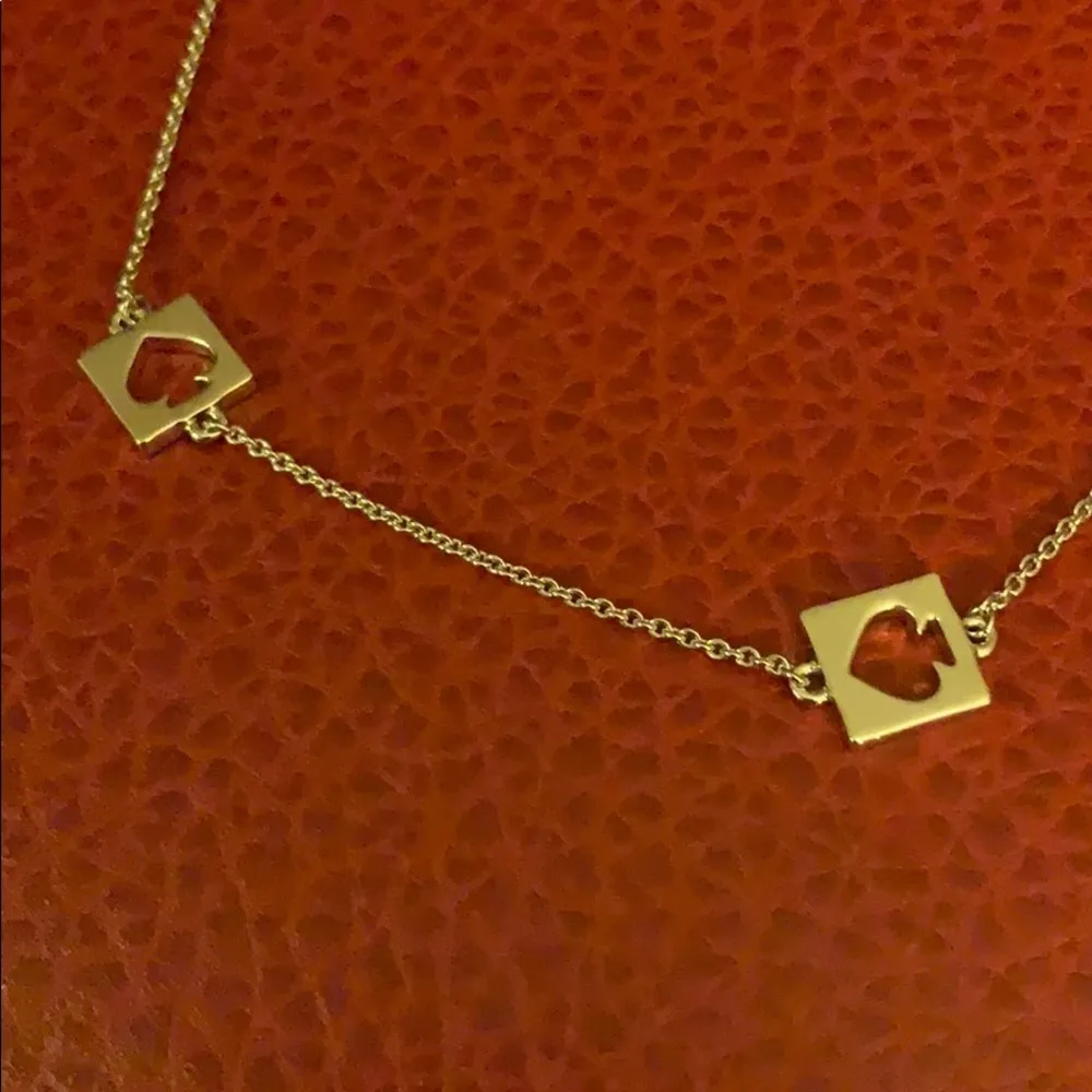 Kate Spade Silver Hole Punch Out Long Necklace - Image 4