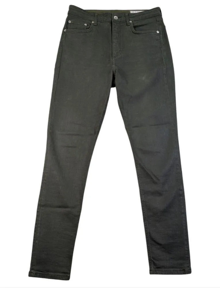 Rag & Bone Nina High Rise Ankle Skinny Coated EUC $225 Size 30   J1670 - Image 3