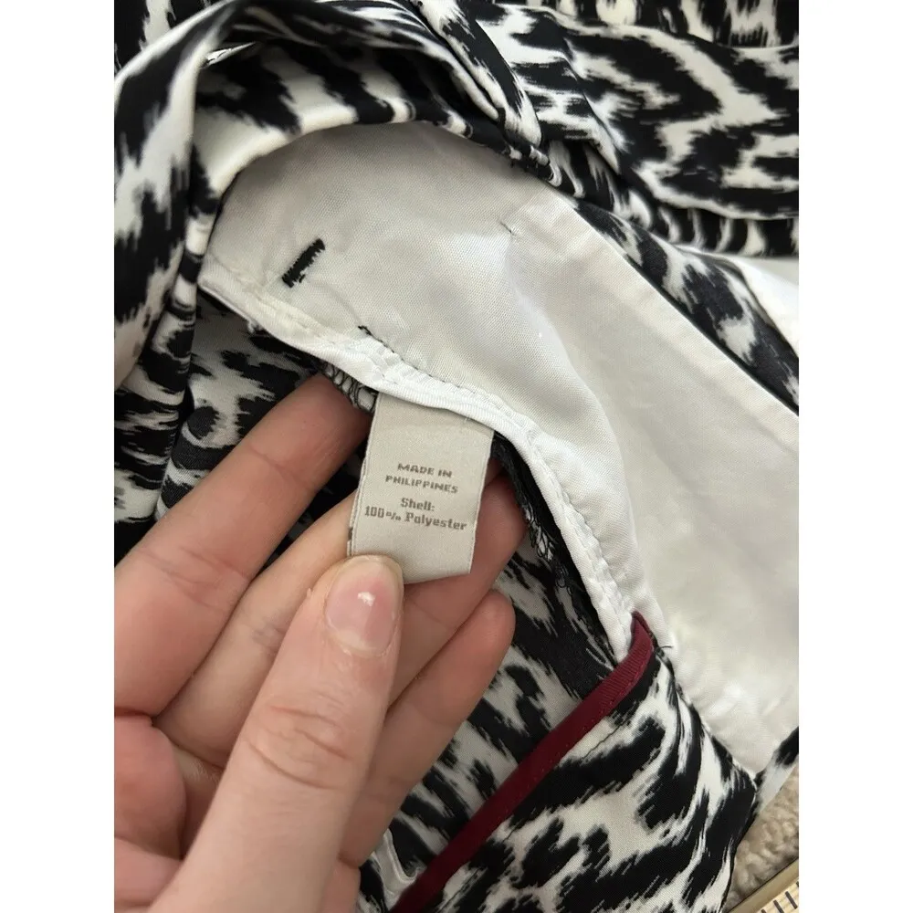 Banana Republic Heritage Animal Print Belted Shorts Size 2 Summer Vacation - Image 10